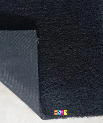 AMRO Beautility Needs Rectangular Door Mat Pvc Thick Doormat For Outdoor,Home,Offices,Restaurant,Hotel Etc.. Heavy Quality -12Mm Thickness,Grey Color,Weight 800  Gms,Size 40 X 60 Cms(16 X 24 Inches)