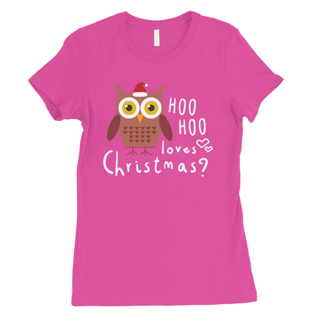 Hoo Christmas Owl Womens T-Shirt