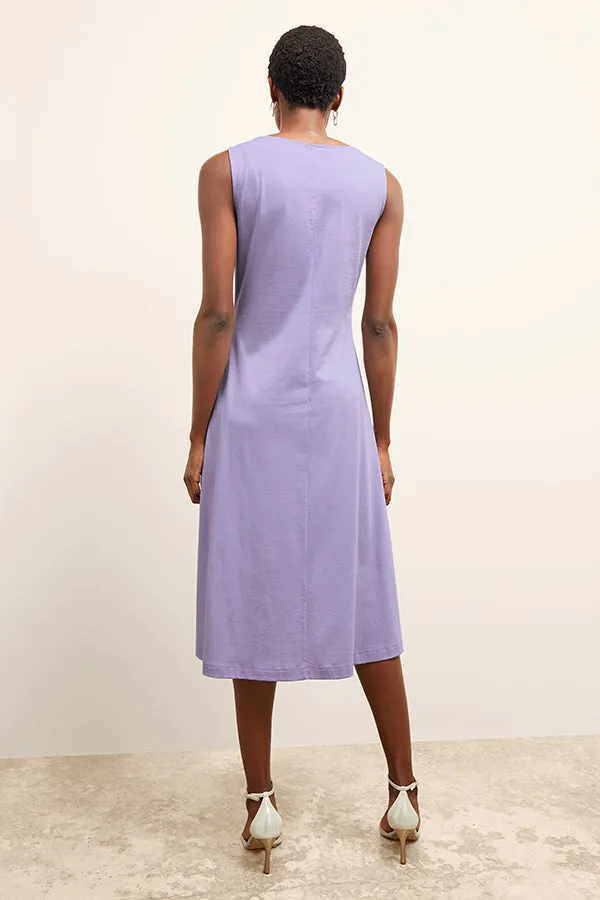Milano Dress - Organic Jersey Pima Cotton :: Light Orchid
