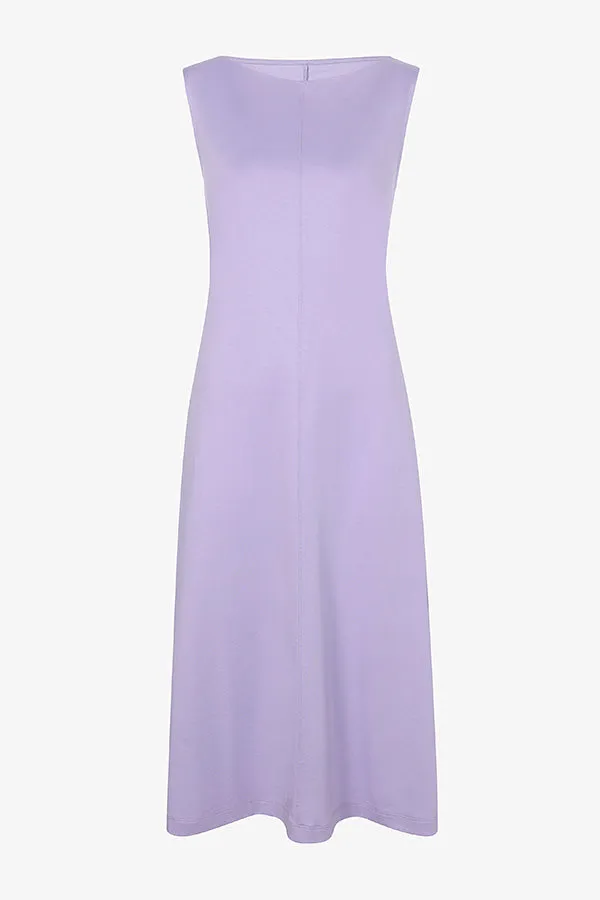 Milano Dress - Organic Jersey Pima Cotton :: Light Orchid