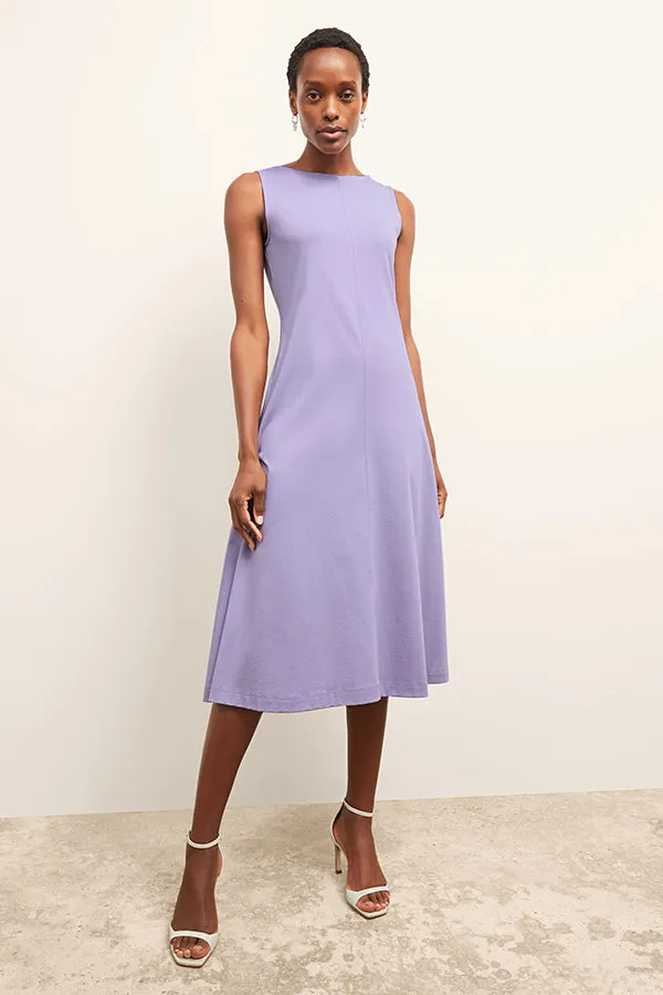 Milano Dress - Organic Jersey Pima Cotton :: Light Orchid