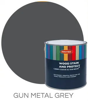 Protek Woodstain & Protect Gun Metal Grey