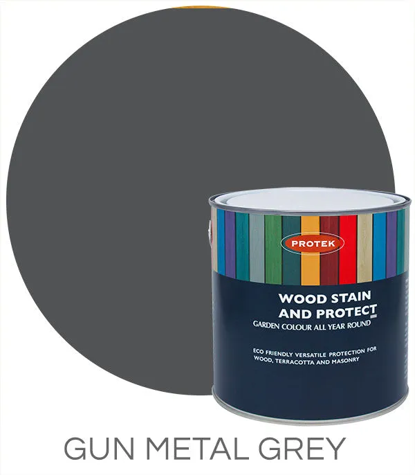 Protek Woodstain & Protect Gun Metal Grey