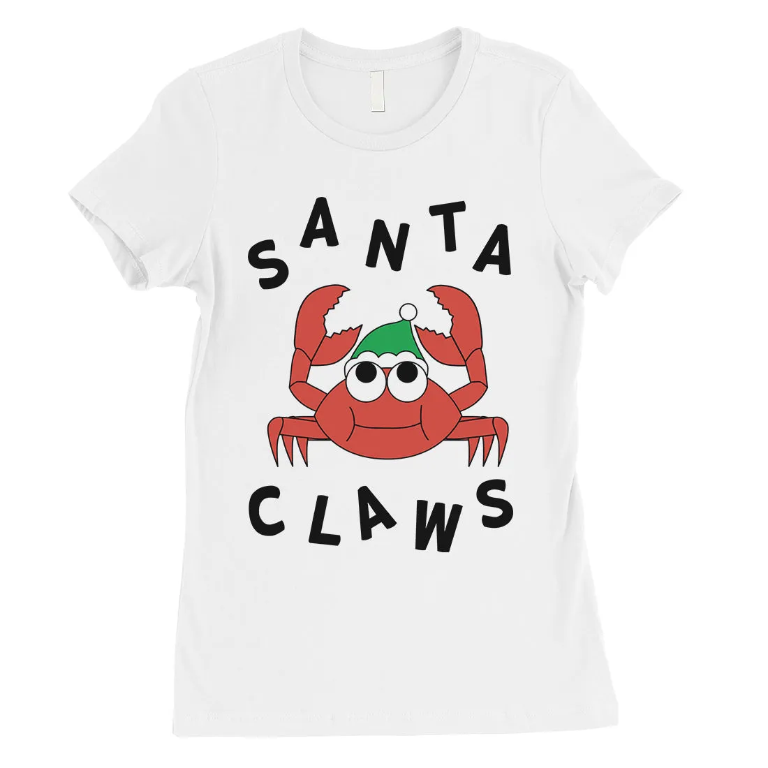 Santa Claws Crab Womens T-Shirt