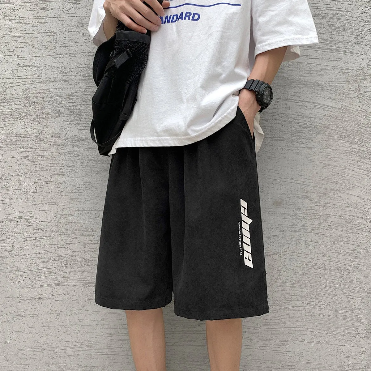 Shorts Men Loose Summer Pants Thin Stylish Casual knee length Trendy INS Trendy Outdoor Shorts