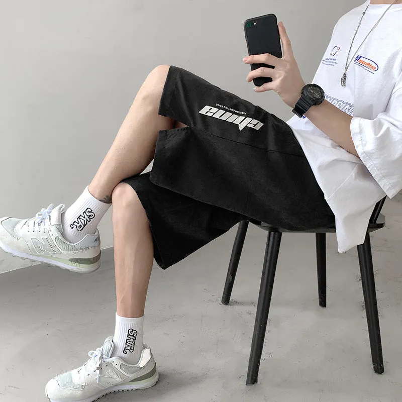 Shorts Men Loose Summer Pants Thin Stylish Casual knee length Trendy INS Trendy Outdoor Shorts